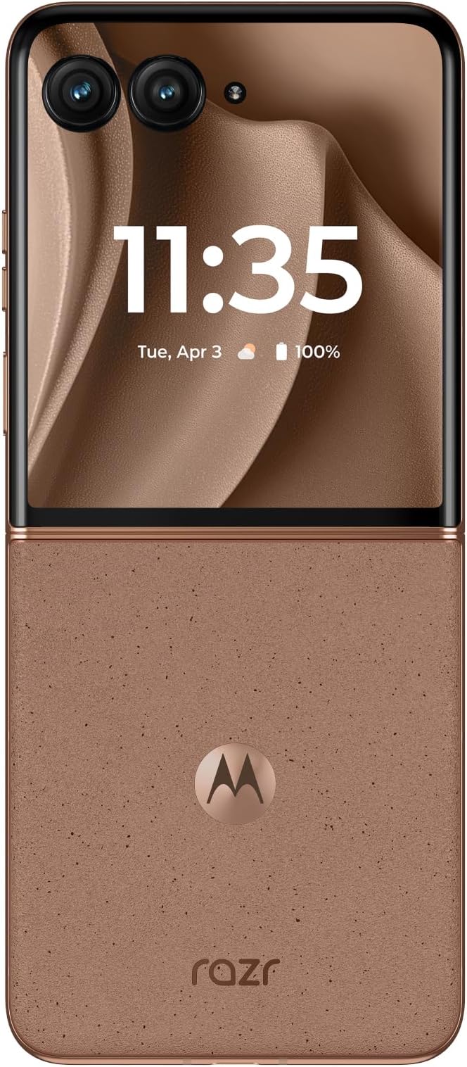 buy Cell Phone Motorola Moto Razr Plus 5G XT2451 256GB - Mocha Mousse - click for details